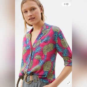 Anthropologie x Janine Lecour Button Down Shirt